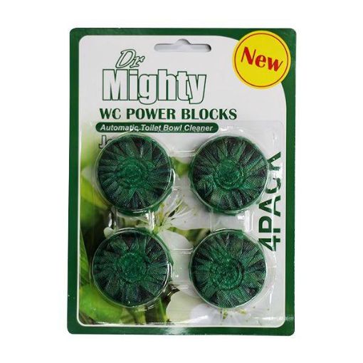 Picture of Dr.Mighty Wc Powder Blocks Green 4s