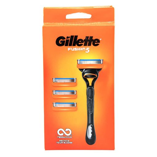 Picture of Gillette Fusion 5 Razor + 3 Refill Blades