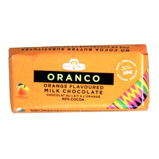 Picture of Golden Tree Oranco Chocolate Bar 20g