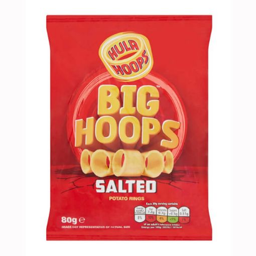 Picture of Hula Hoops Big Hoops Salted 80g