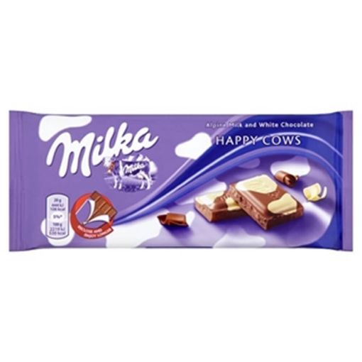 Picture of Milka Alpine Cow Spot Chocolate Bar 100g
