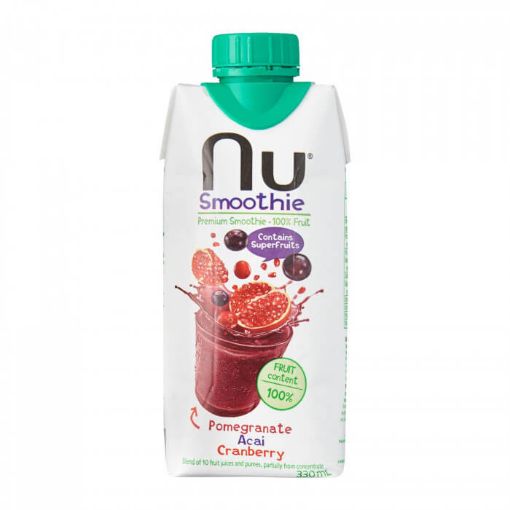 Picture of Nu Smoothie Pomegranate Acai Cranberry 330ml