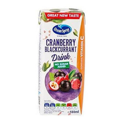 Picture of Ocean Spray Cranberry Blackcurrant NAS 180ml