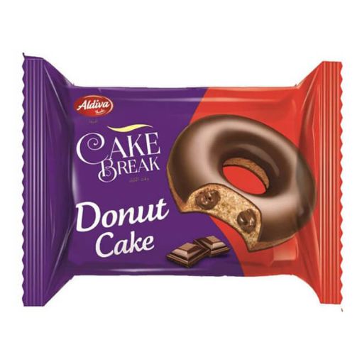 Picture of Aldiva Donut Cake Coated With Cocoa & Caramel 40g