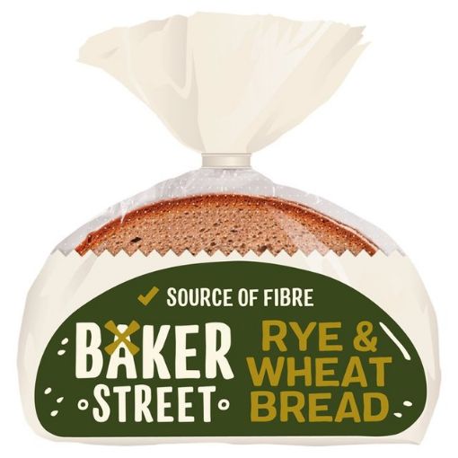 Picture of Baker Street Sliced Seeded Rye & Wheat Bread 500g