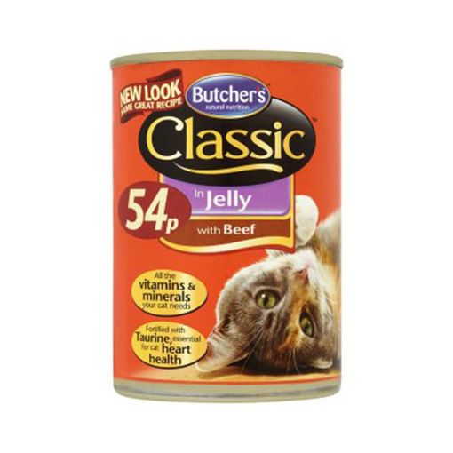 Picture of Butchers Cat Food Beef In Jelly  400g