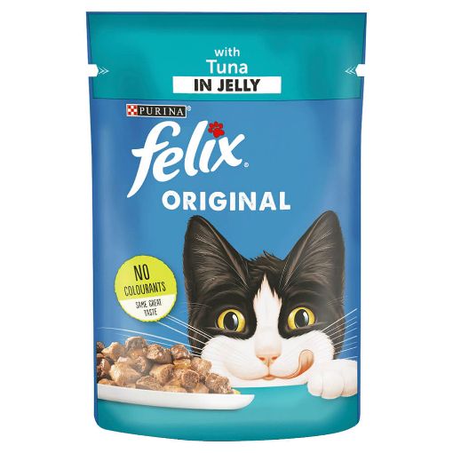 Picture of Felix Pouch Cat Food Tuna in Jelly 100g