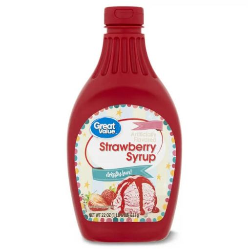 Picture of Great Value Strawberry Syrup 680g