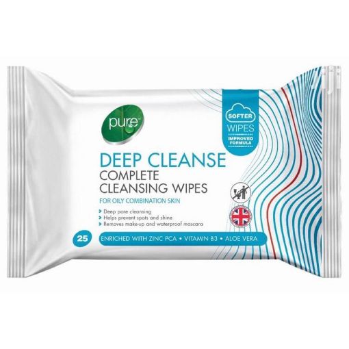 Picture of Pure Deep Cleanse Wipes 25s