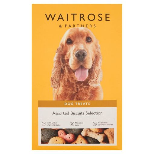 Picture of Waitrose Dog Treats Assorted Biscuits Selection 800g
