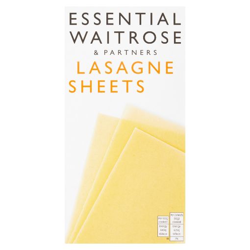 Picture of Waitrose Essential Lasagna Sheets 375g