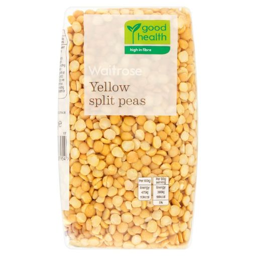 Picture of Waitrose GH Yellow Split Peas 500g