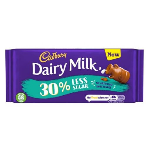 Picture of Cadbury Dairy Milk 30% Less Sugar 85g