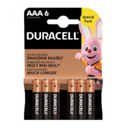 Picture of Duracell AAA LR03 1.5V 6s