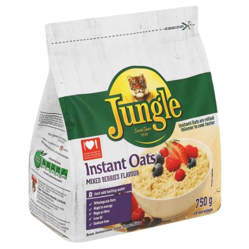 Picture of Jungle Instant Oats Mixed Berries 750g