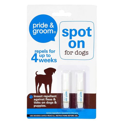 Picture of Pride & Groom Spot On For Dog Flea&Tick Repel