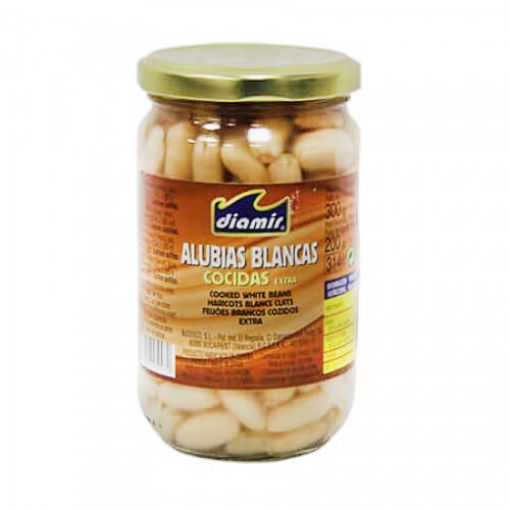 Picture of Diamir White Kidney Beans In Glass 300g