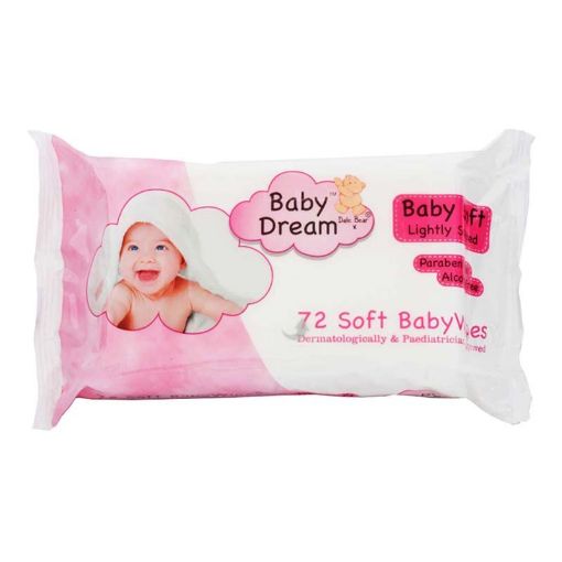 Picture of Baby Dream Wipes Light.Scent.Paraben Free 72s