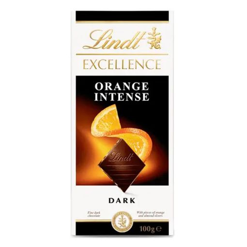 Picture of Lindt Excel.Dark Chocolate Orange 100g