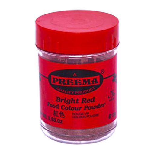 Picture of Preema Bright Red Food Colouring 0.88oz