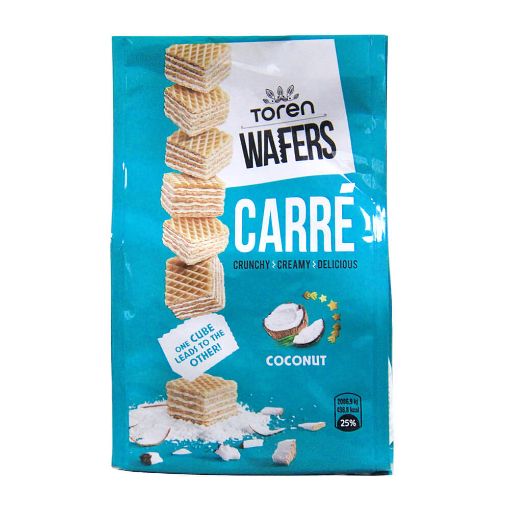 Picture of Toren Wafers Carre Coconut Flavour 125g