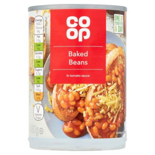 Picture of Co-op Baked Beans in tomato Sauce 400g