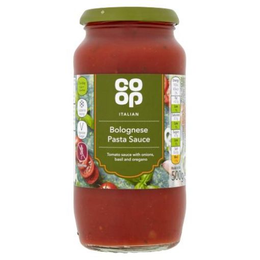 Picture of Co-op Bolognese Pasta Sauce 500g