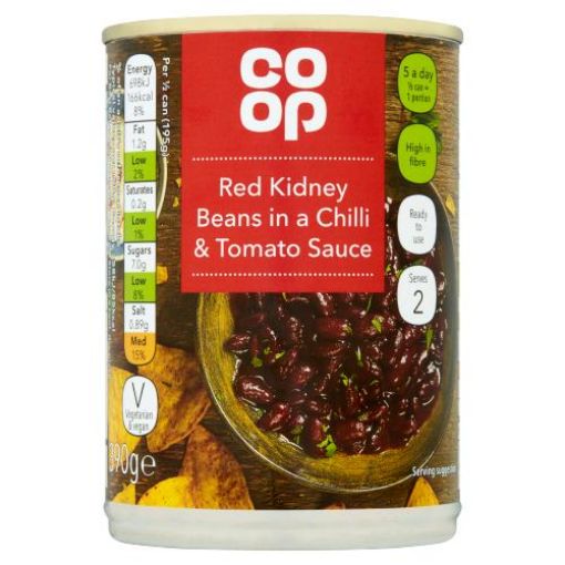 Picture of Co-op Chilli Red Kidney Beans 390g