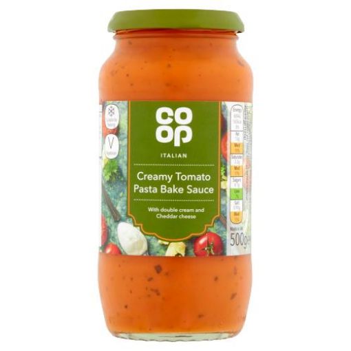 Picture of Co-op Creamy Tomato Pasta Sauce 500g