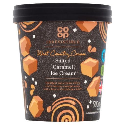 Picture of Co-op Irresistable Sea Salt & Caramel Ice Cream 500ml