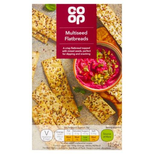 Picture of Co-op Multiseed Flatbread 125g