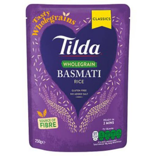 Picture of Tilda Steamed Brown Basmati Rice 250g