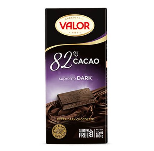 Picture of Valor 82% Dark Chocolate 100g