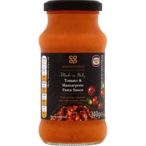 Picture of Co-op Irresistible Tomato/Mascarpone Sauce 340g