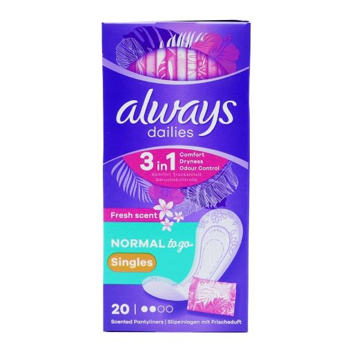 Picture of Always Dailies Fold&Wrap Fresh Scent Single 20s