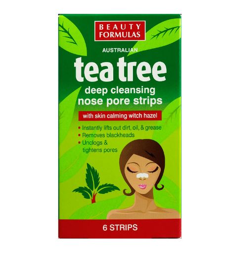 Picture of Beauty Formulas Pore Strips Tea Tree 6s