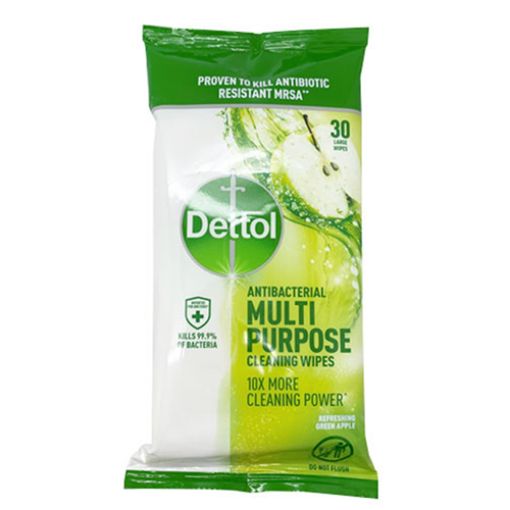 Picture of Dettol Multi Purpose Wipes - Apple 30s