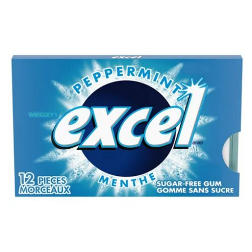 Picture of Excel Peppermint Chewing Gum 12s