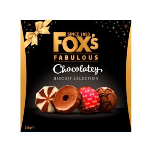 Picture of Fox Fabulous Chocolatey Biscuit Selection Box 365g
