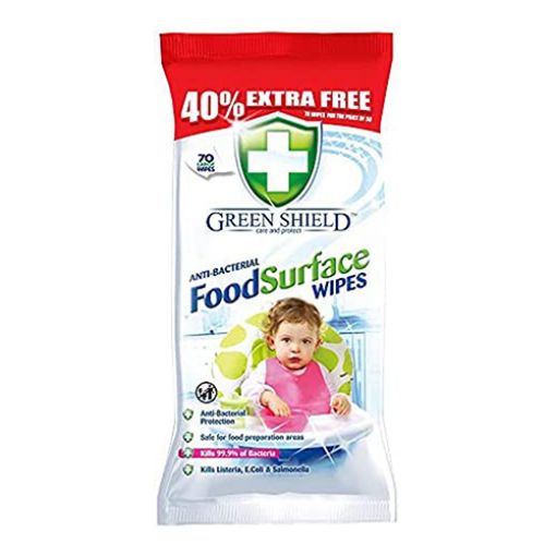 Picture of Greenshield Anti-Bac Food Surface Wipes 70s