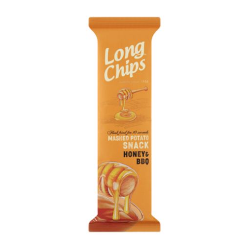 Picture of Long Chips Mashed Potato Snack Honey&BBQ 75g