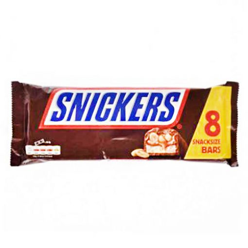 Picture of Snickers Chocolate Bar 8Pk 284g