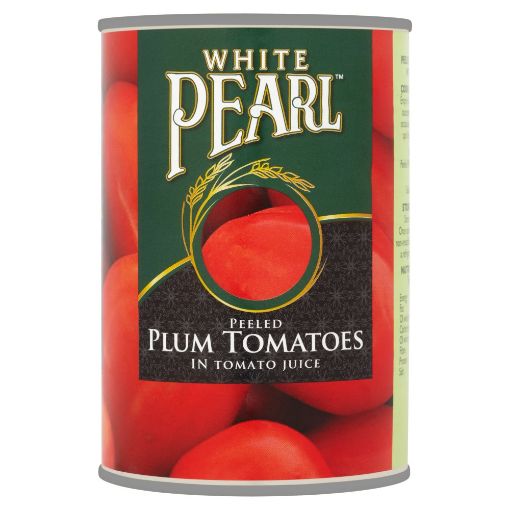 Picture of White Pearl Peeled Plum Tomatoes 400g