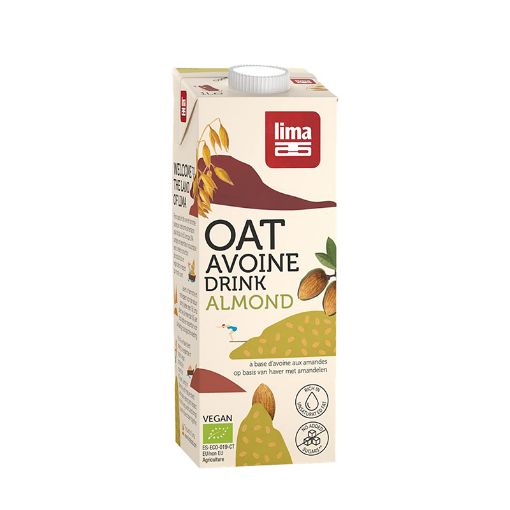 Picture of Lima Organic Oat Drink Almond 1ltr