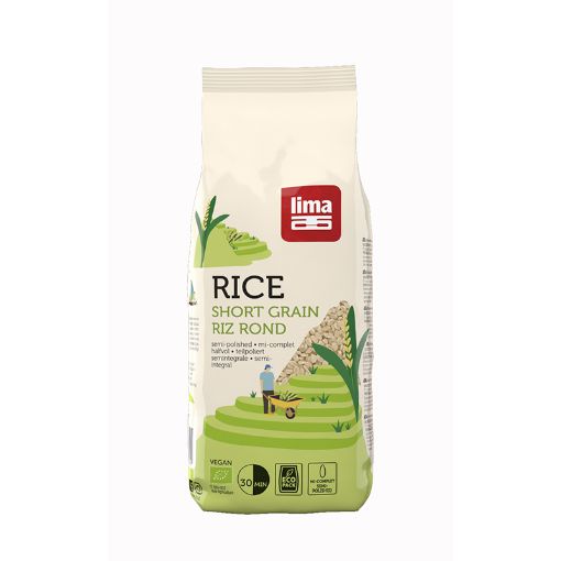 Picture of Lima Organic Rice Short Grain Semi-Polished 1kg