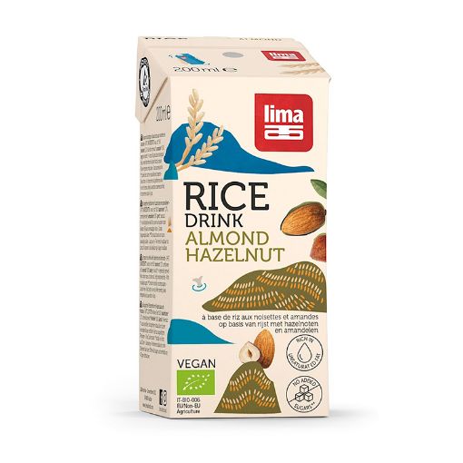 Picture of Lima Org.Rice Drink Hazelnut/Almond 200ml