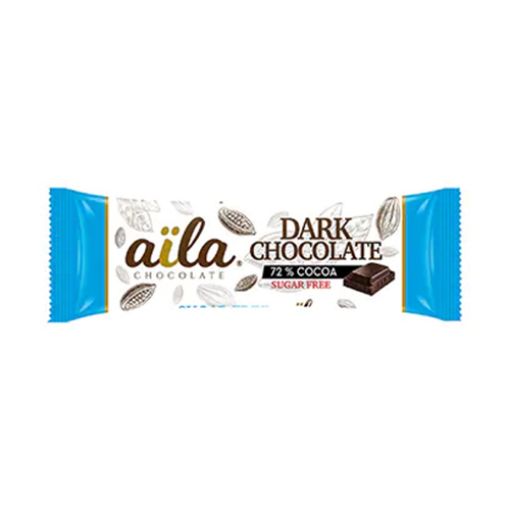 Picture of Aila Dark chocolate 72% Cocoa NAS 32g