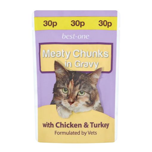 Picture of Best-One Cat Food Pouch Chicken & Turkey 100g