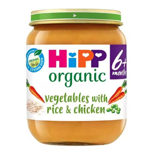 Picture of Hipp Organic Veg.+Rice & Chicken 6+ 125g