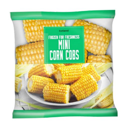 Picture of Iceland Mini Corn Cobs 625g